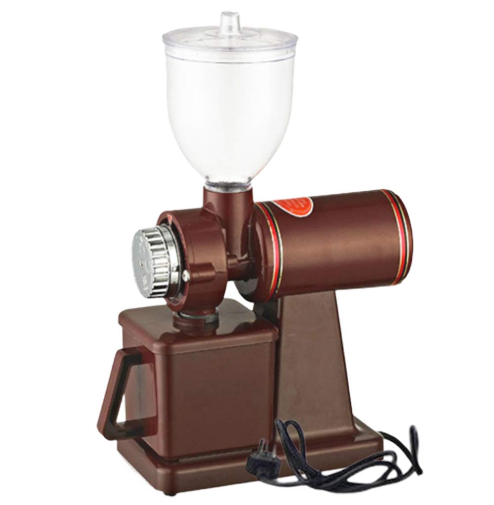 Professional Huanyu Electric Coffee Grinder 250G - Commercial & Home Burr Mill with 8 Adjustable Grind Settings, 200W Motor, Anti-Jumping Design - Perfect for Espresso, French Press, and Cold Brew Coffee Makers
