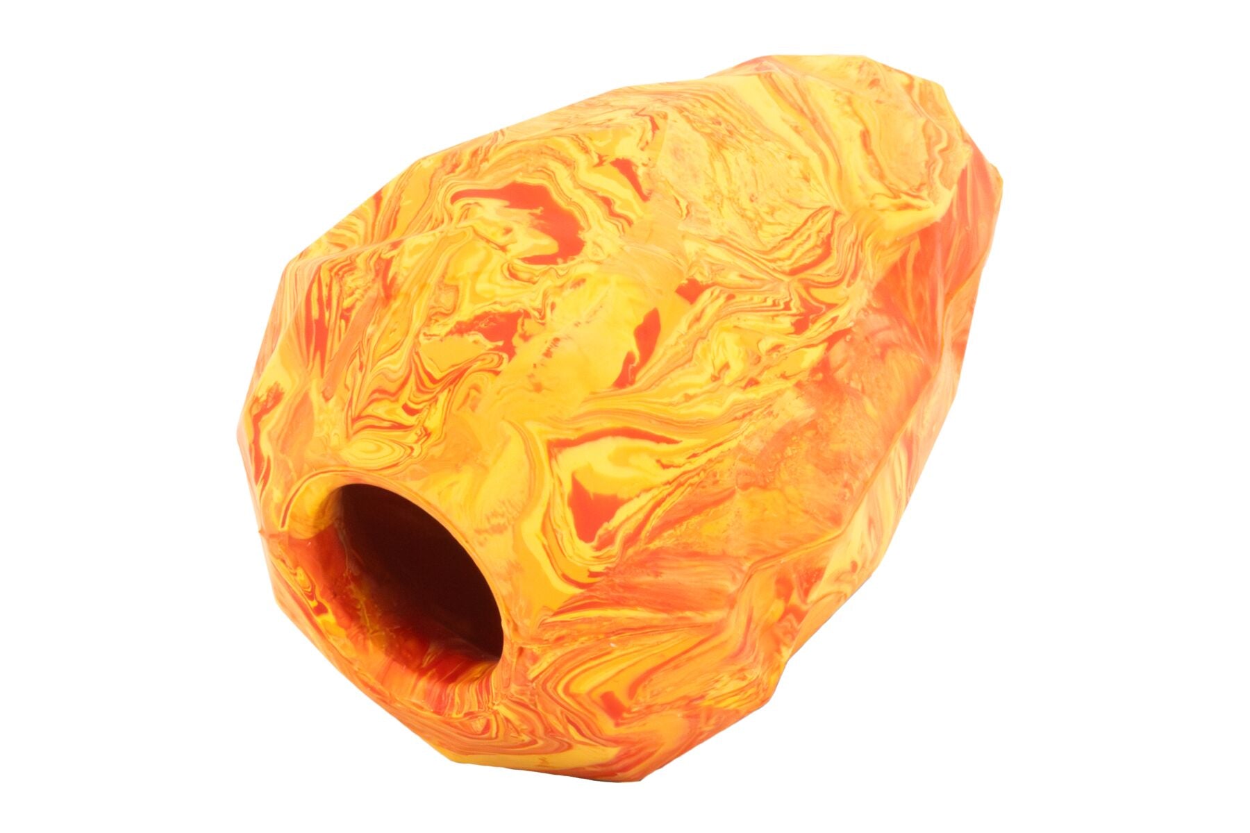 Ruffwear® Gnawt A Cone® Salamander Orange Dog Chew Toy & Treat Dispenser - Durable Interactive Play for Active Dogs, Perfect for Fetch, Training, and Outdoor Adventures