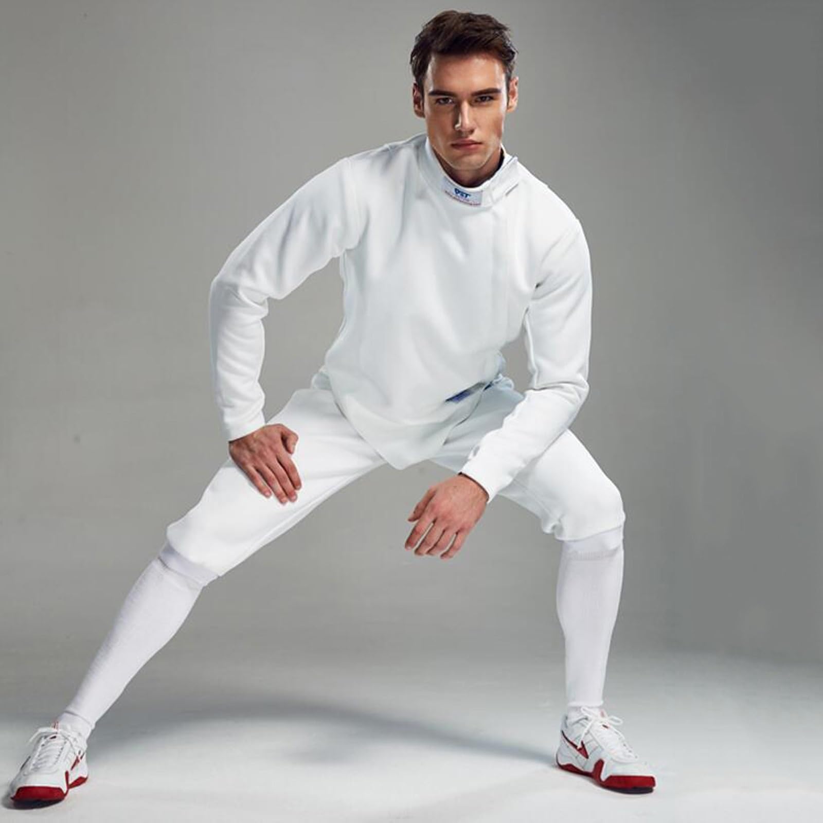 High Performance Long Sports Socks for Fencing - Breathable, Sweat-Wicking, Thick & Comfortable Athletic Socks for Epee, Foil & Saber - Ideal for Training, Competitions & Martial Arts