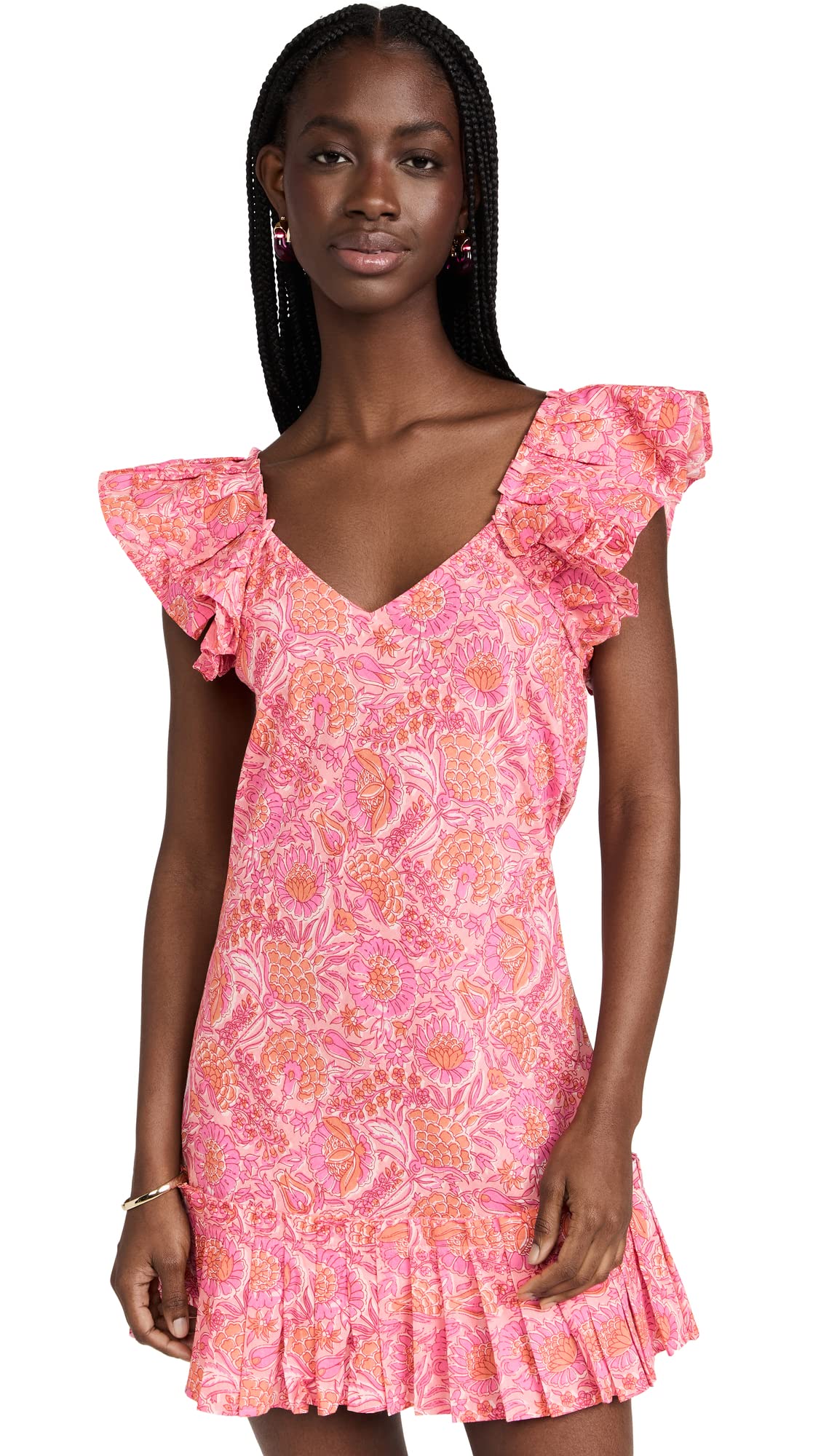 Mille Women's Ingrid Dress - Elegant Flowy Midi Dress for Summer, Casual & Party Wear | Perfect for Weddings, Dates & Office Outfits