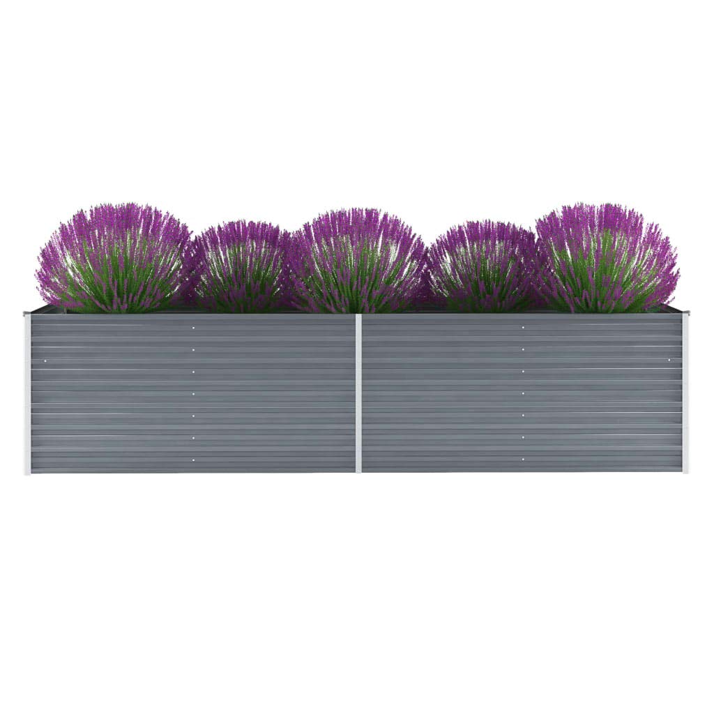 vidaXL Large Metal Raised Garden Bed Kit - 126