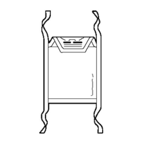 Halyard 71900 Clearview Telemetry Unit Pouch - 2 Pack | Medical Monitoring Device Storage | Ideal for Hospitals & Clinics