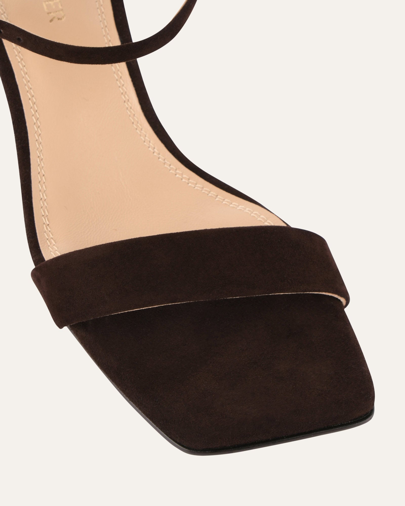 HELEN Women's Mid Heel Sandals in Cacao Suede - Comfortable & Stylish for Summer Outings, Beach Vacations, and Casual Wear