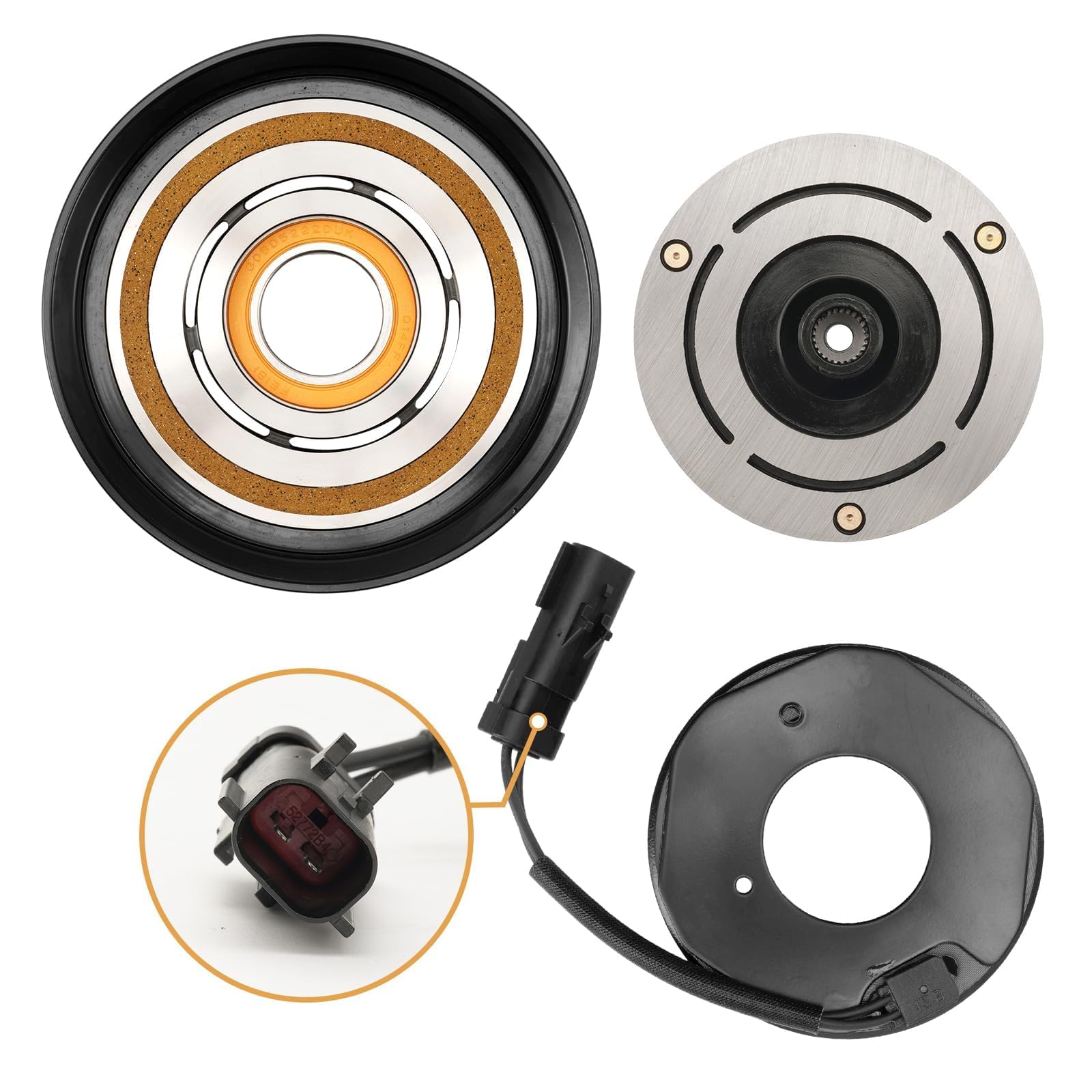 2003-2008 Dodge Ram 1500/2500/3500 AC Compressor Clutch Replacement Part 78398 - Perfect for Summer Cooling & HVAC System Repair
