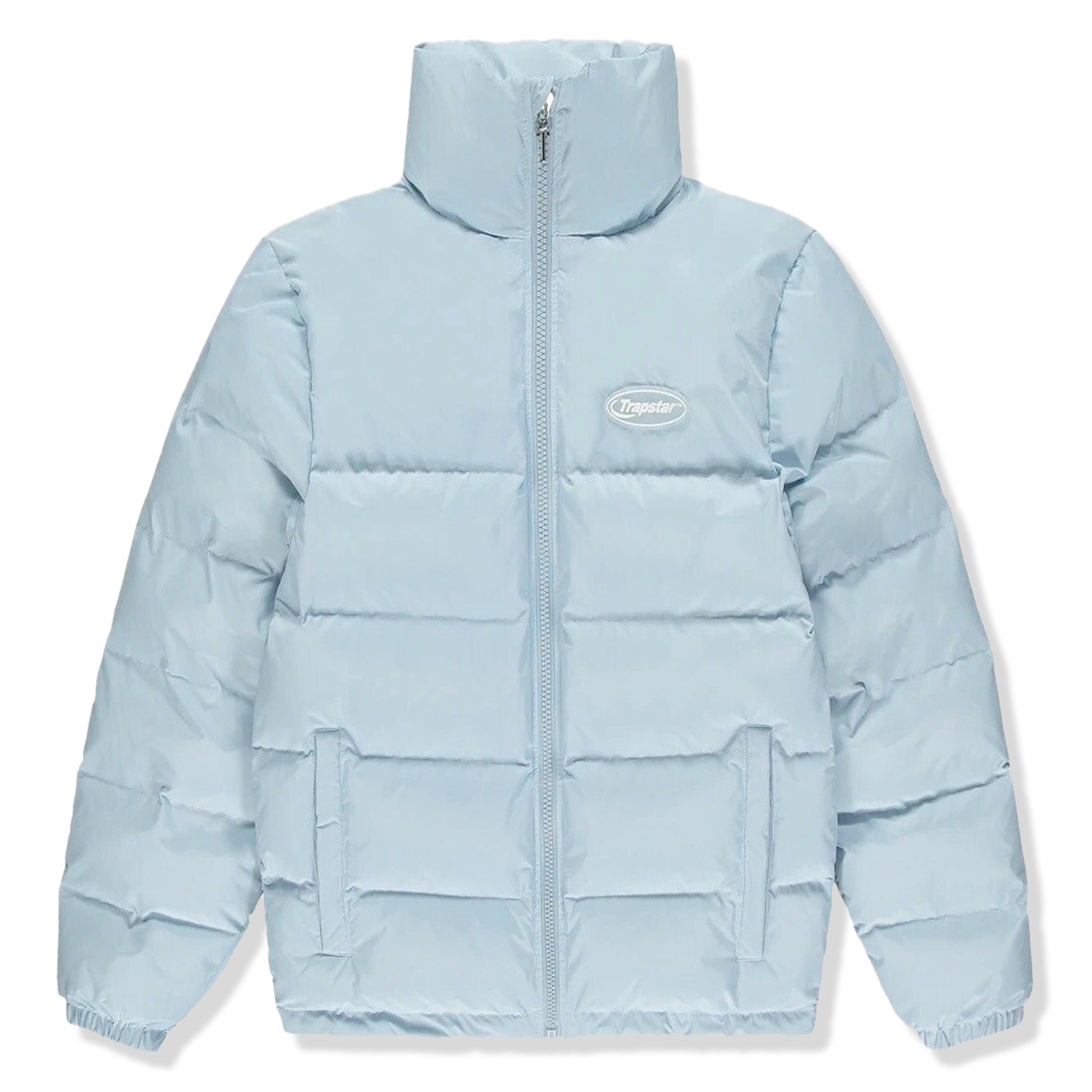 Trapstar Hyperdrive Puffer Jacket - Sky Blue Winter Coat for Men & Women | Warm Insulated Outerwear for Cold Weather, Streetwear Fashion, Urban Style