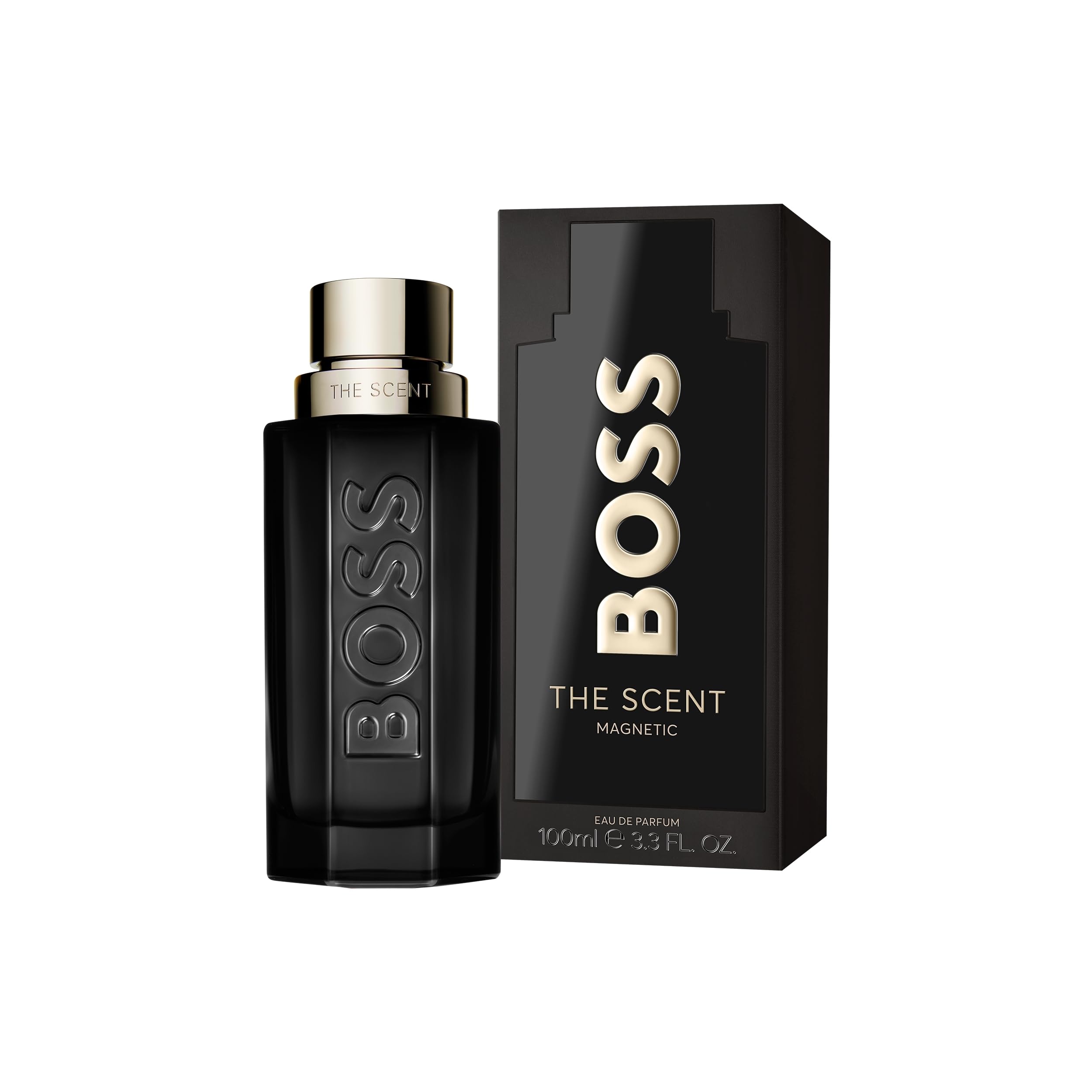 Hugo Boss The Scent Magnetic Eau de Parfum for Men - Amber Cologne with Maninka Fruit & Vanilla Notes - Long Lasting Fragrance - Perfect for Date Night & Special Occasions