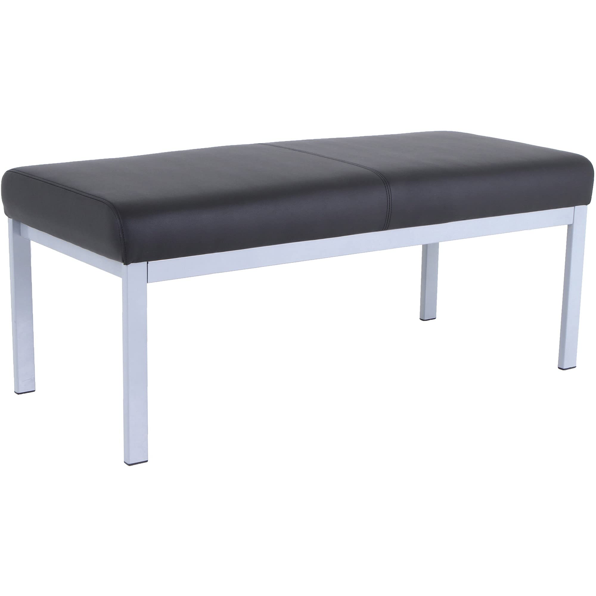 Lorell Healthcare Seating Guest Bench - Durable Medical Waiting Room Bench for Clinics & Hospitals - Comfortable Patient Seating Solution for Reception Areas & Lobbies