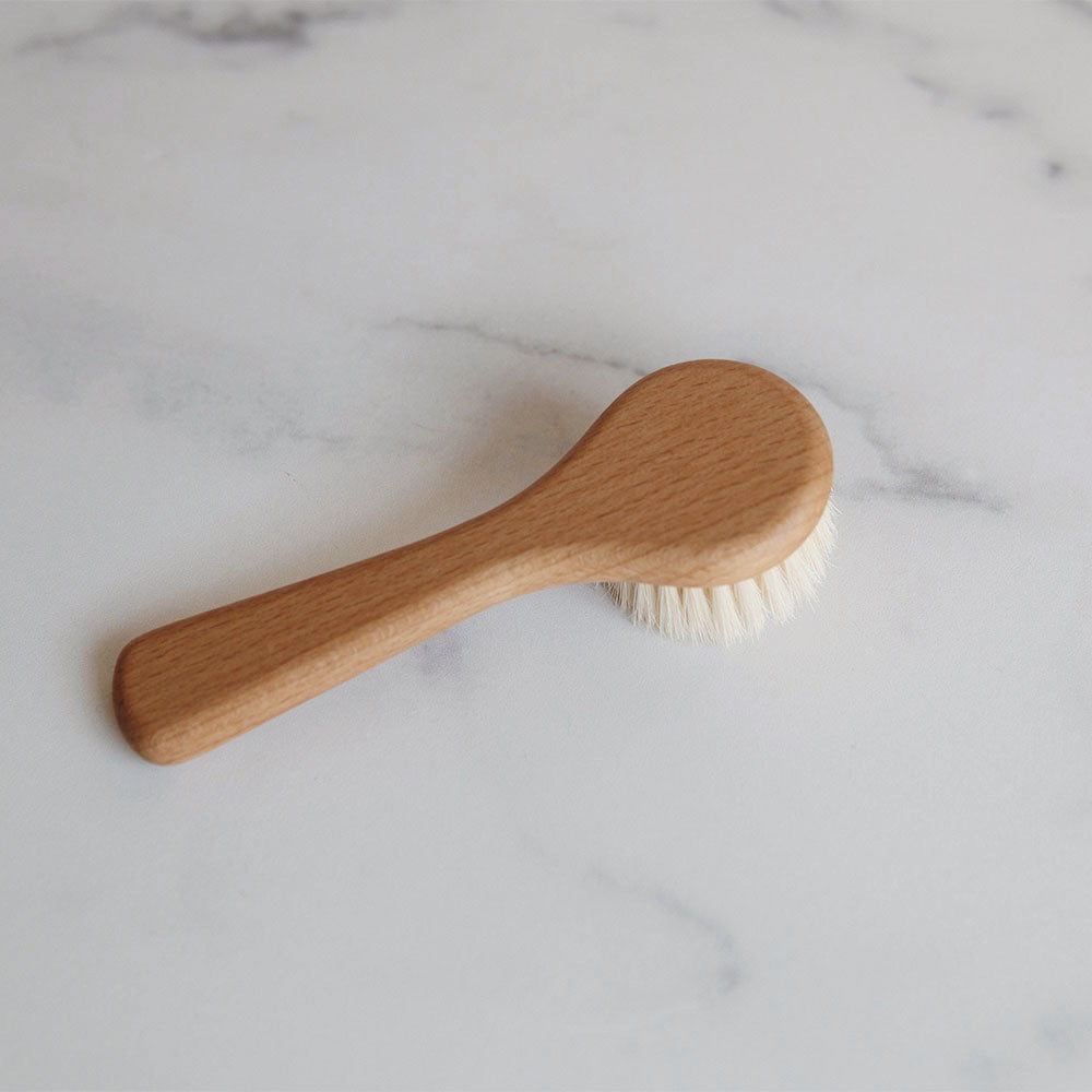 Premium Wooden Mushroom Brush - Natural Cleaning Tool for Fresh Mushrooms - Perfect for Kitchen, Camping & Farmers Market Use