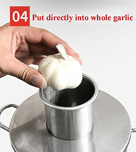 Commercial Electric Garlic Peeler Machine - 220V Automatic Garlic Separator & Peeling Equipment for Restaurants, Kitchens & Food Processing - Perfect for Bulk Garlic Peeling, Meal Prep & Commercial Cooking