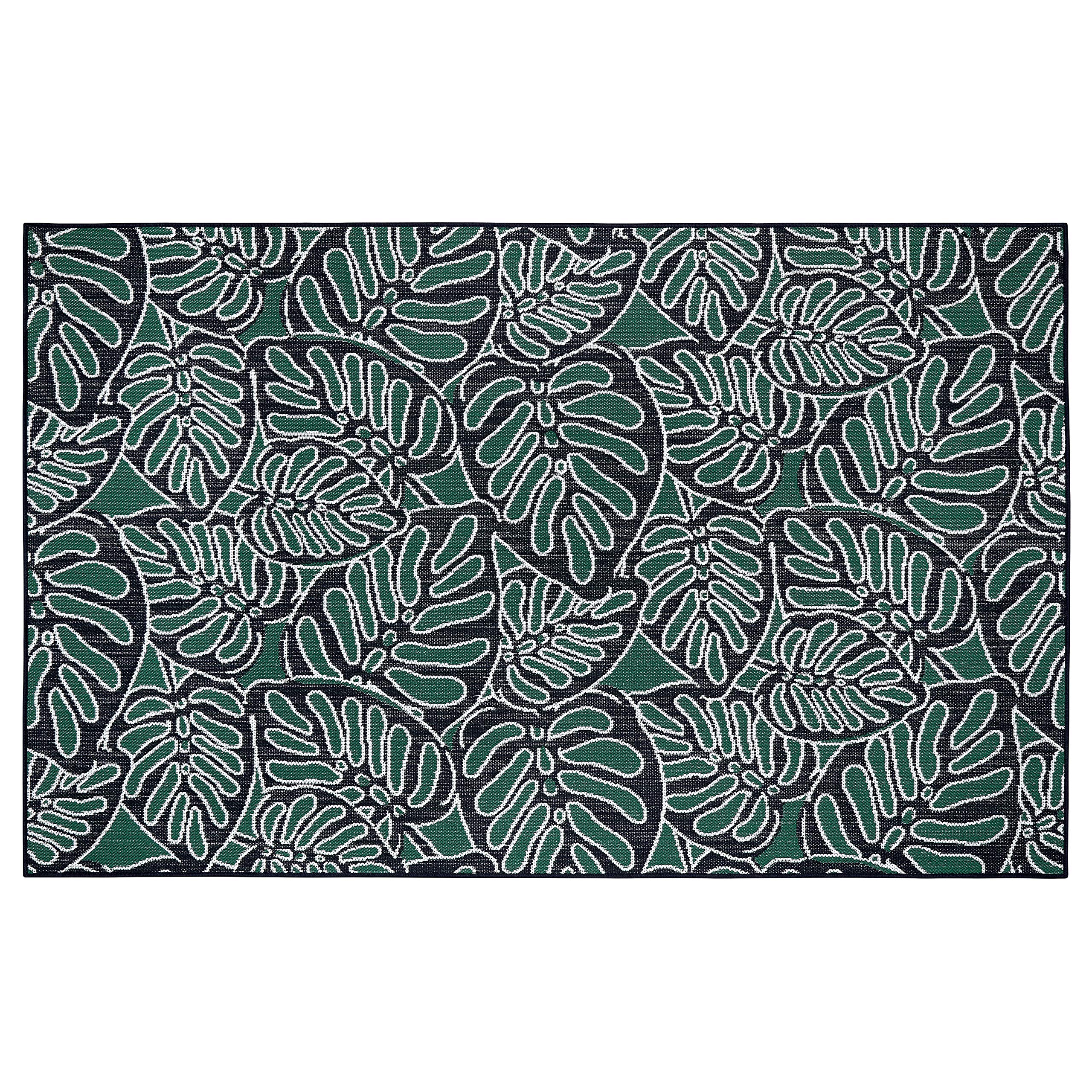Vera Bradley 8x10 Rug - Rain Forest Canopy Coral for Indoor/Outdoor Use