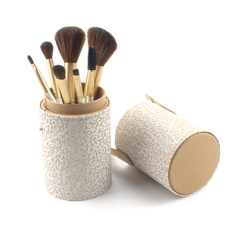 7-Piece Professional Makeup Brush Set for Flawless Face & Eye Application - Perfect for Daily Makeup, Contouring, and Blending