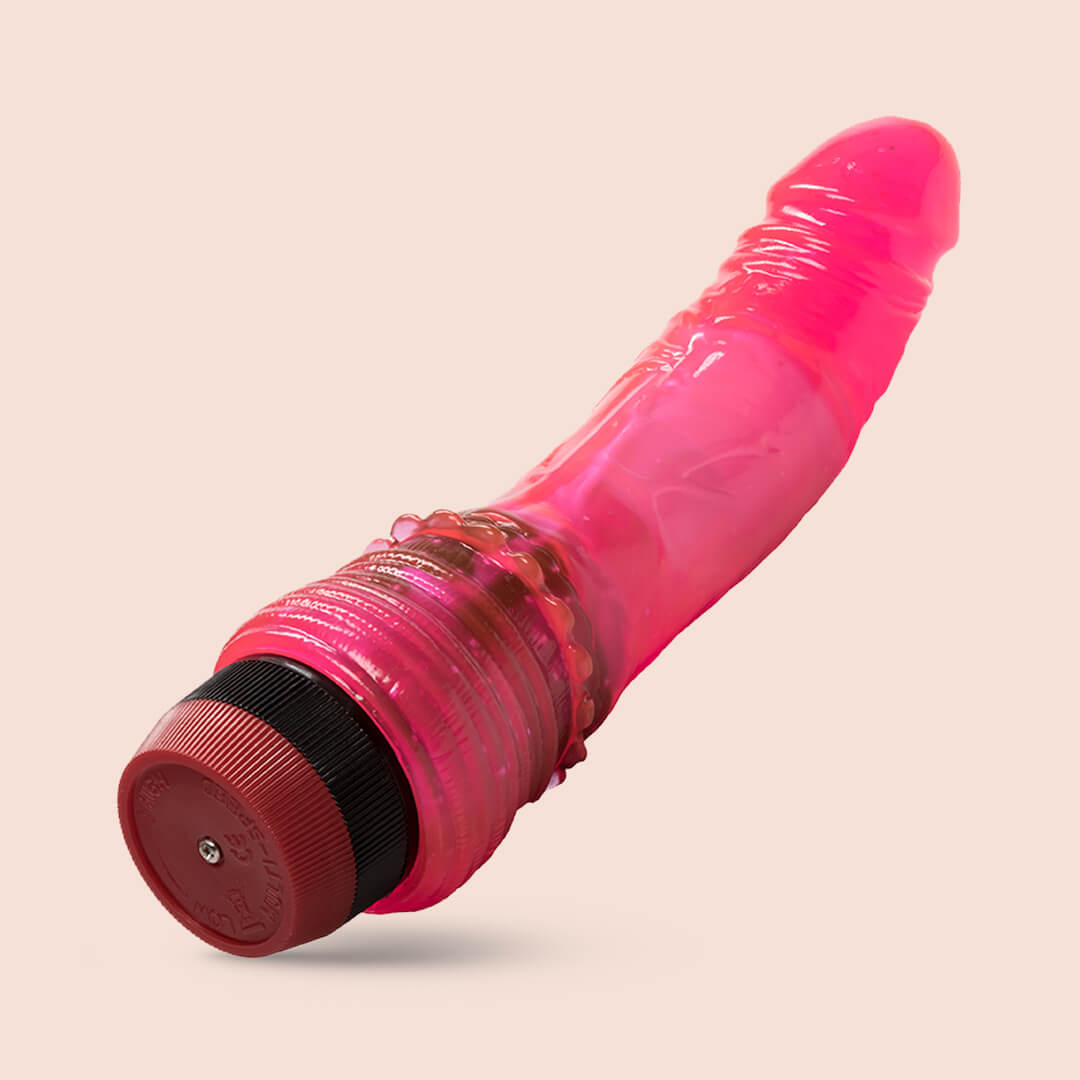 Hot Pinks™ Curved Realistic Vibrating Dildo - Lifelike Silicone Penis Toy for Couples & Solo Play | G-Spot & Prostate Stimulation