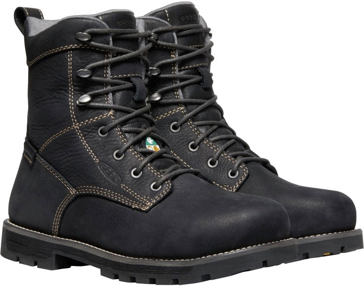 Keen Seattle 1022170 Women's Size 8 Waterproof Steel Toe Work Boots - Slip Resistant & Comfortable for Construction, Hiking & Outdoor Jobs