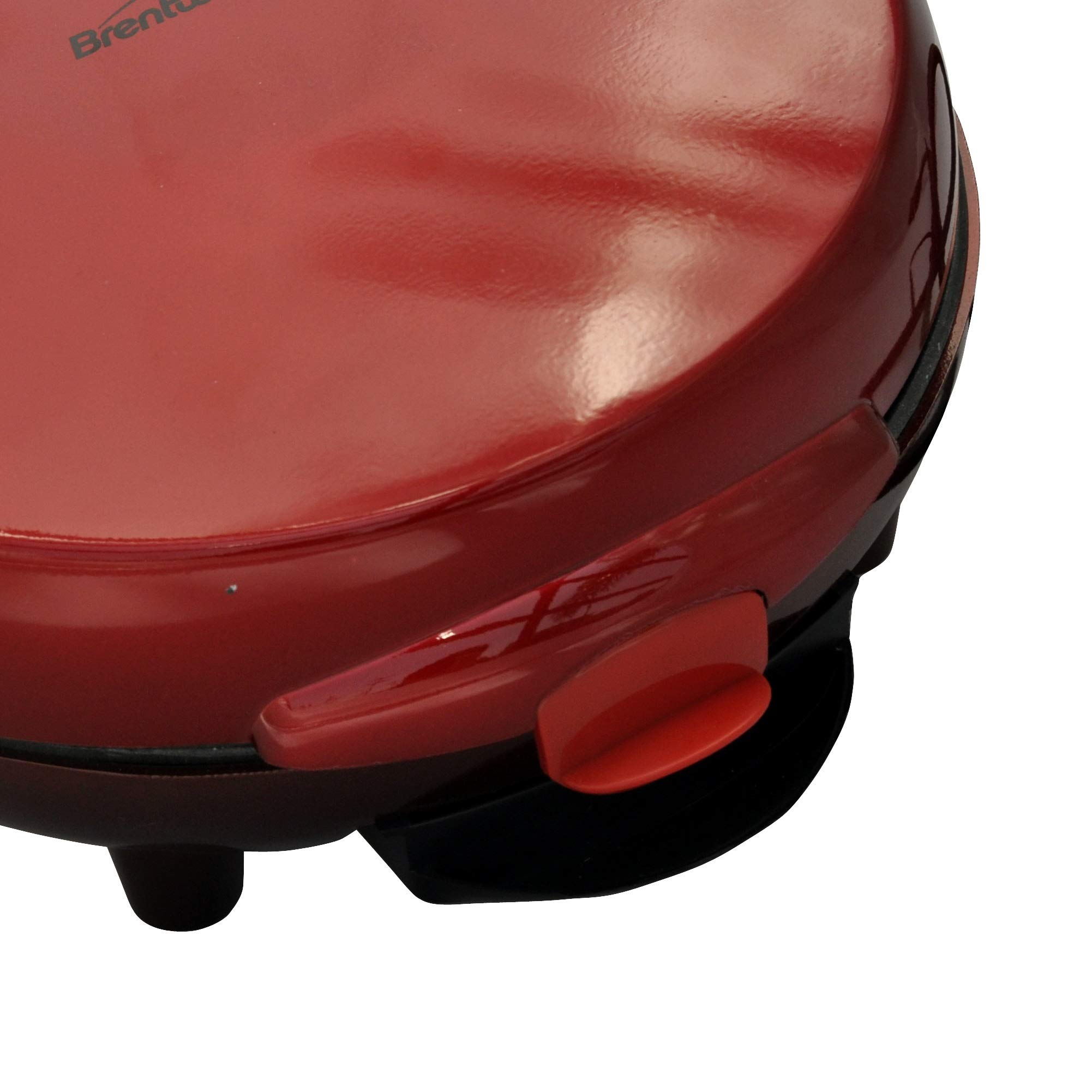 Brentwood TS-120 8-Inch Red Quesadilla Maker - Electric Tortilla Press for Quick & Easy Mexican Meals - Perfect for Home, Parties & Restaurants