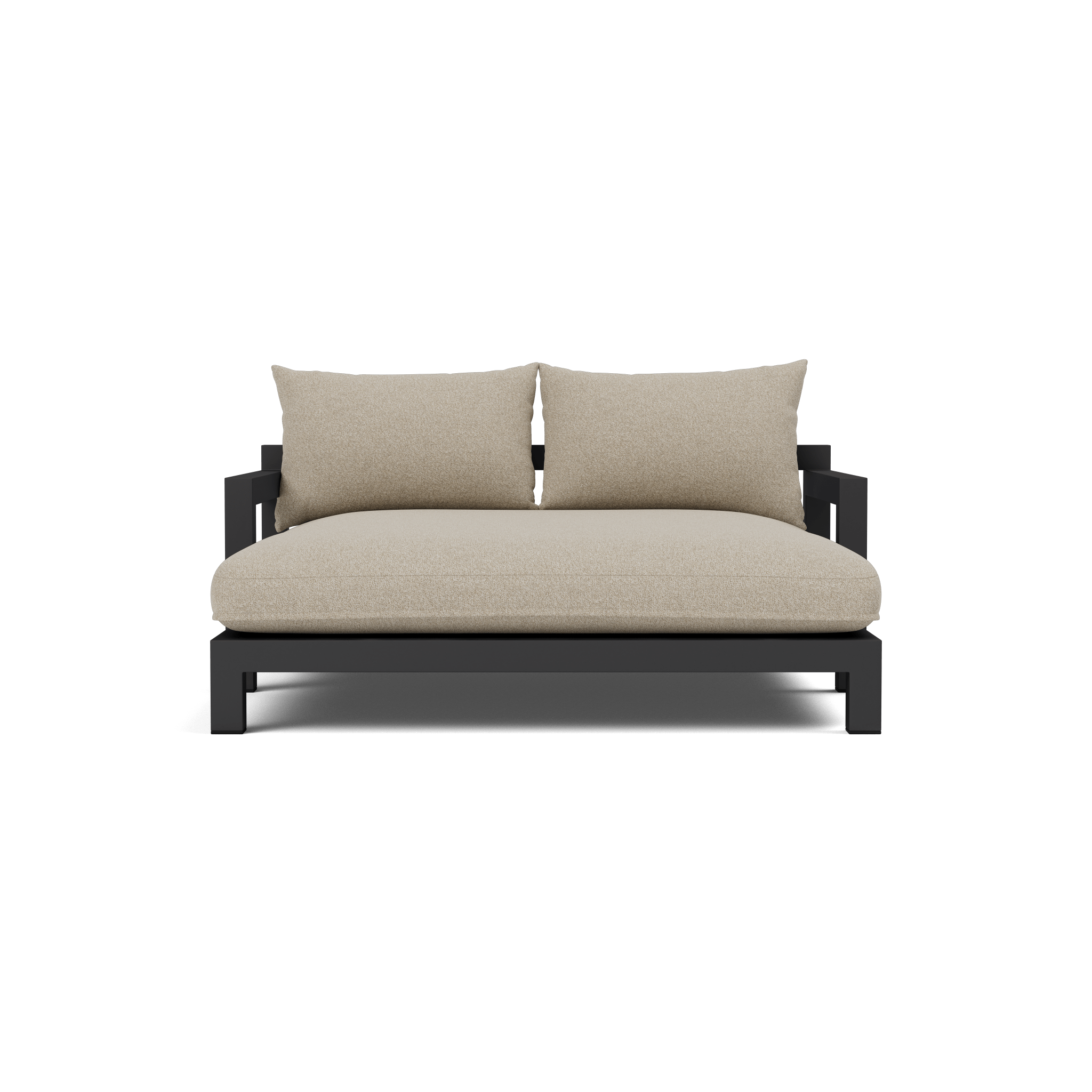 Pacific Aluminum Daybed - Lightweight & Durable Outdoor Patio Furniture for Poolside Lounging, Sunbathing, and Relaxation