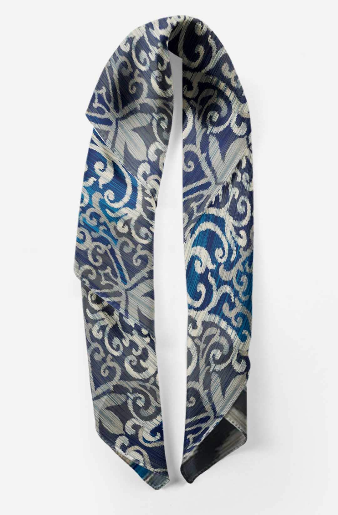 Bimba Pure Silk Printed Head Bandanas & Summer Neck Scarves for Women - Stylish Hair Accessories & Fashionable Neck Wraps for Outdoor Activities, Beach, Travel, and Yoga