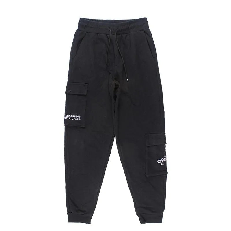 Santa Cruz Boys' Cargo Jogger Pants - Rustic Black Casual Jogging Pants for Kids | Perfect for Outdoor Play, School & Everyday Wear
