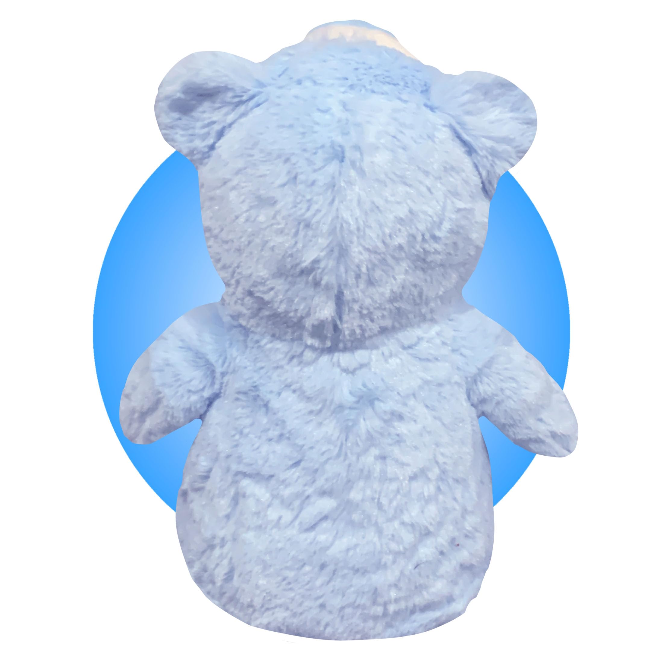 Personalized Tonsillectomy Recovery Gift for Kids - Soft Face Heating Pad - Get Well Soon Present for Children After Tonsil Surgery (Baby Blue Bear) | Post-Surgery Comfort & Pain Relief for Toddlers