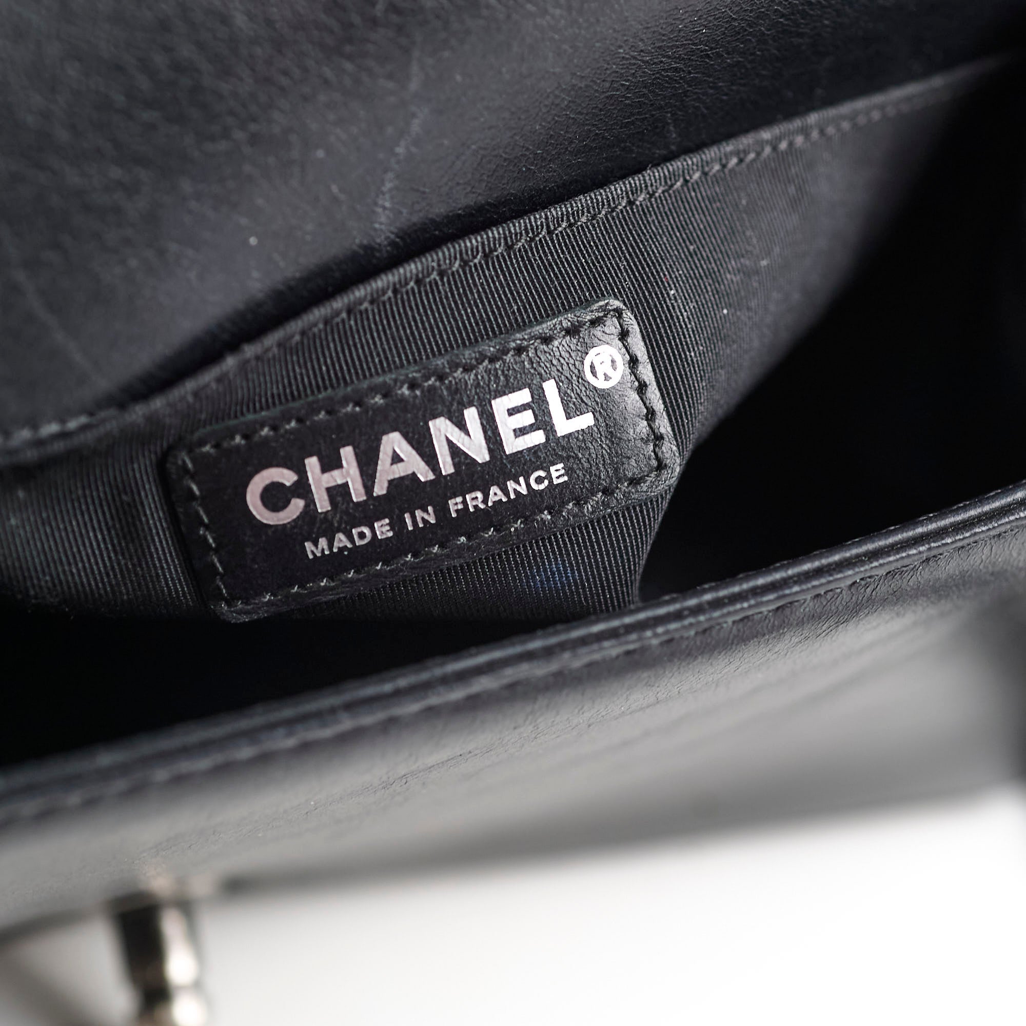 Chanel Black Quilted Calfskin Medium Boy Bag with Top Handle - Series 21 | Luxury Crossbody Purse for Women, Perfect for Date Night & Evening Events