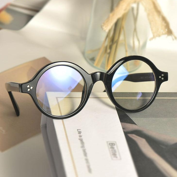 Murray TR90 Round Punk Optical Glasses Frame - Lightweight & Durable Eyewear for Men & Women - Perfect for Reading, Driving & Fashion Accessories