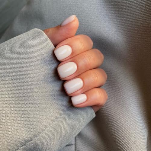 glossy white