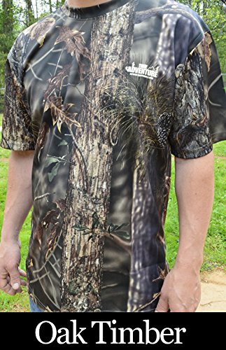 Timber Camouflage Hunting T-Shirt - Moisture Wicking Camo Tee for Outdoor Adventures | Perfect for Hunting, Hiking & Camping