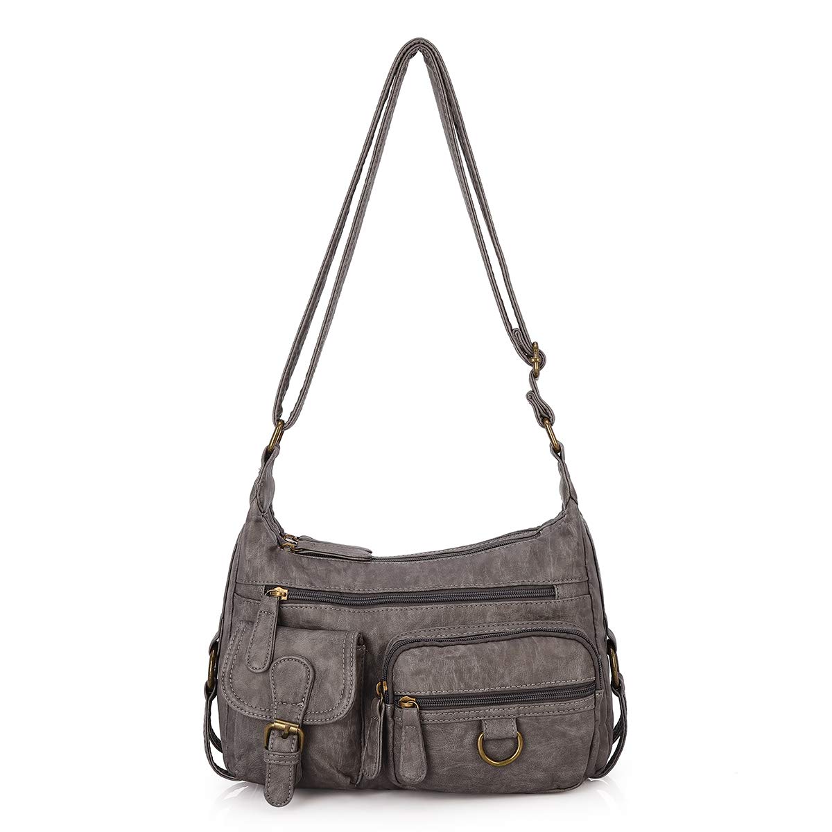 Angel Barcelo Women's PU Leather Crossbody Bag - Stylish Shoulder Purse for Daily Use