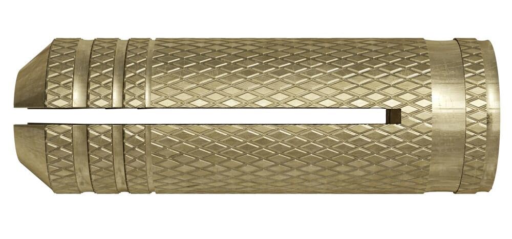 Fischer Brass Plug MS 4 x 15mm - 26424 - High-Quality Brass Fitting for Plumbing, HVAC, and Industrial Applications | Durable & Corrosion-Resistant for Water, Gas, and Oil Systems