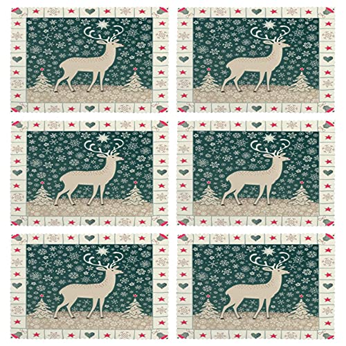 Christmas Deer Green
