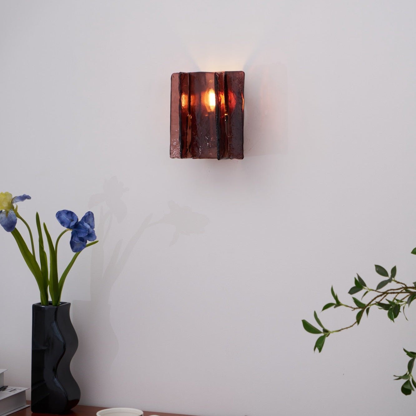 Blason Modern Wall Sconce Light Fixture - Indoor/Outdoor LED Wall Lamp for Living Room, Bedroom, Patio - Waterproof & Energy Saving (Black) - Perfect for Home Decor and Outdoor Lighting