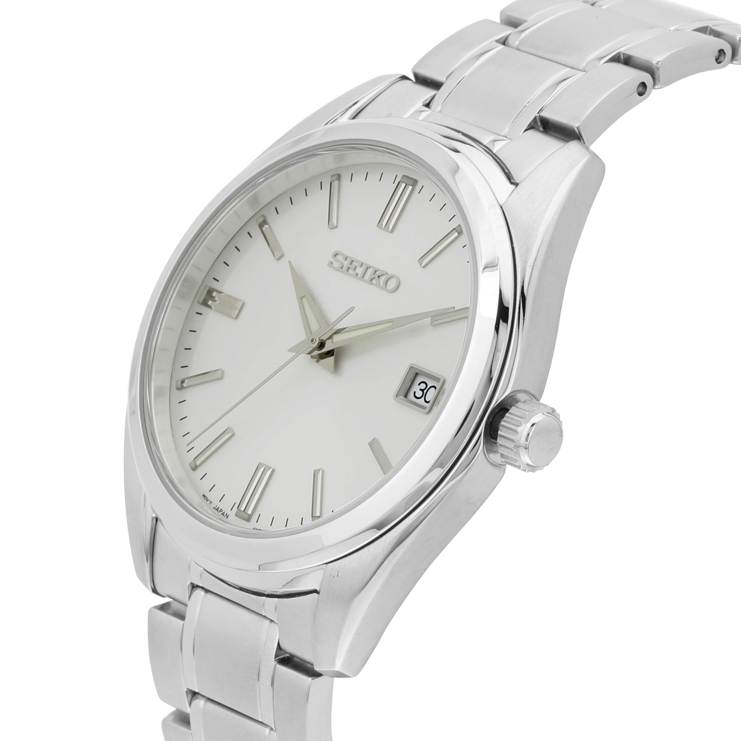 Seiko Men's Stainless Steel Analog Watch - Classic Dress Watch for Business, Formal & Everyday Wear