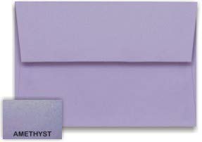 PaperPapers Metallic AMETHYST A2 Envelopes 32T - 250 Pack | Shimmering 4-3/8