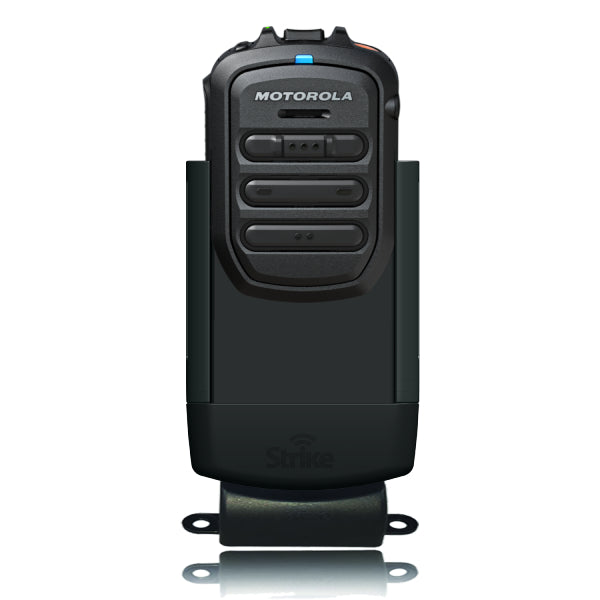 Motorola WM500 Wireless PoC Speaker Microphone with Desktop Charger - Two-Way Radio Accessory for Construction, Security & Outdoor Communication