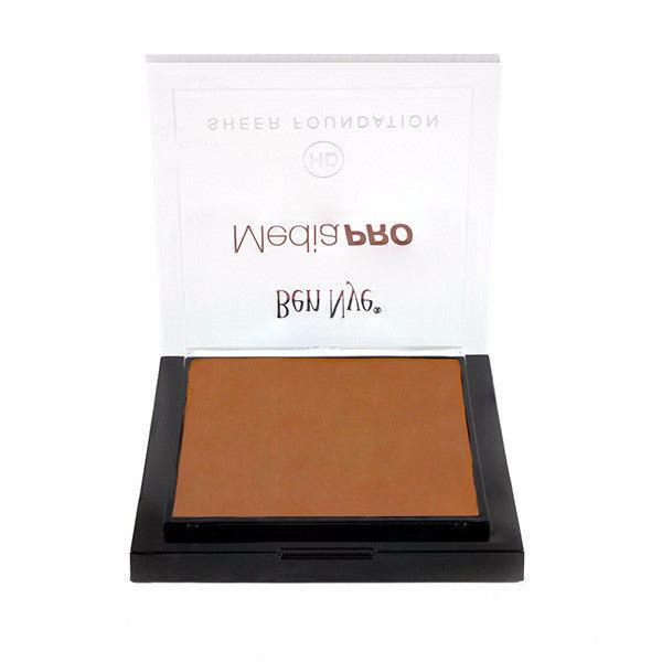 Ben Nye MediaPRO HD Sheer Foundation - Lightweight, Buildable Coverage for Flawless Skin | Professional Makeup for Photography, Film & Everyday Wear