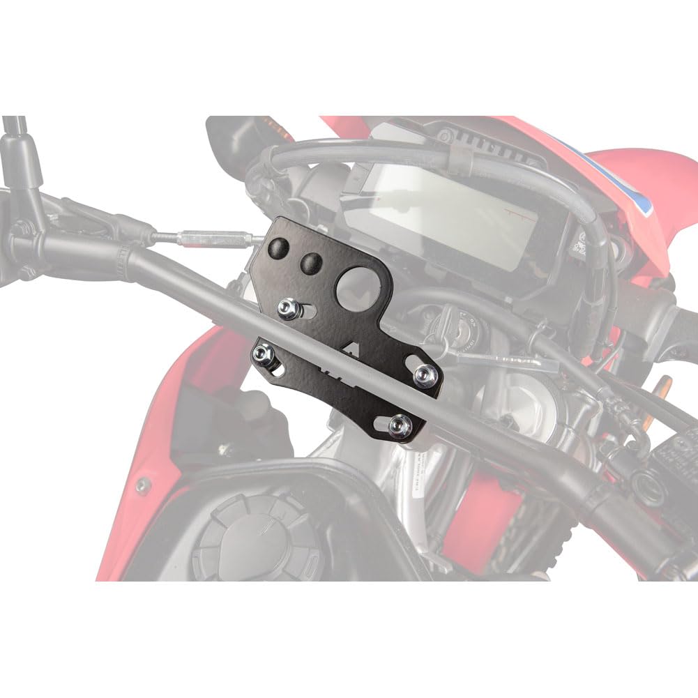 Tusk Accessory Dash Panel - Black Powder Coated for Motorcycles & ATVs - Durable Off-Road Vehicle Dashboard Upgrade for Adventure Riding
