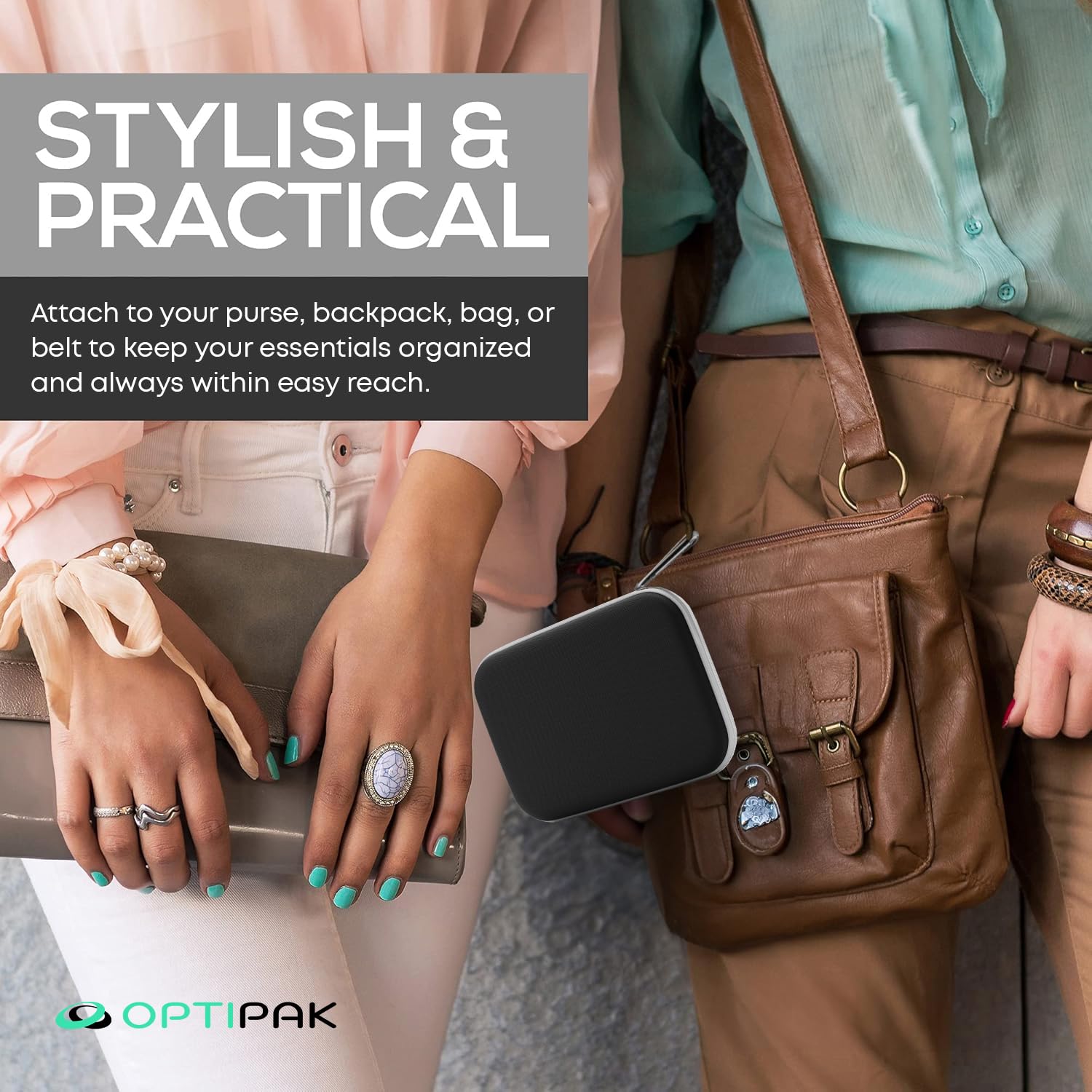 Slim Multipurpose Neoprene Makeup Bag with Zipper Pouch & Carabiner Keychain - Portable Travel Cosmetic Organizer for Women (3 Pack) | Perfect for Travel, Gym, and Everyday Essentials Storage