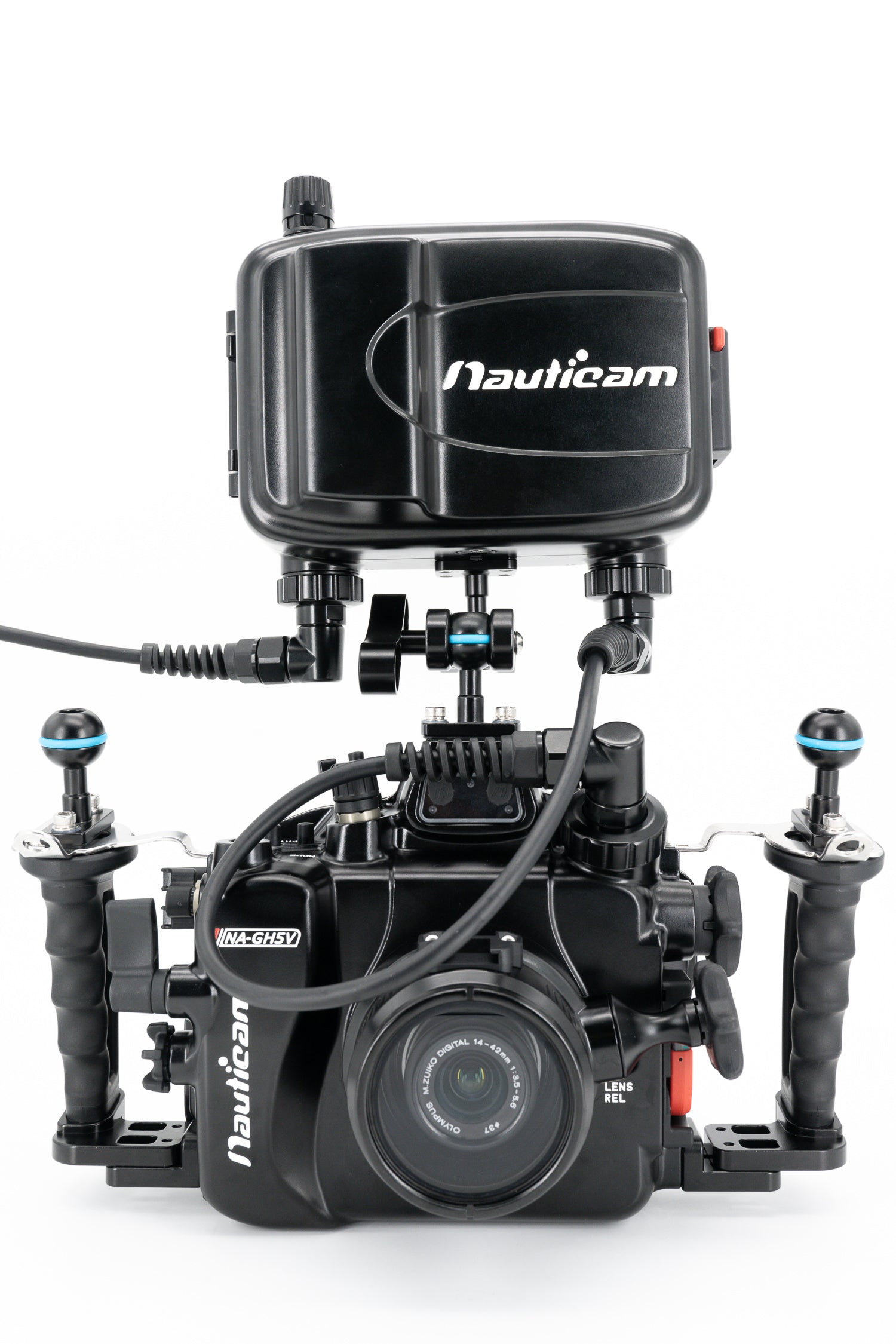 Waterproof Underwater Housing for Panasonic Lumix GH5/GH5S/GH5II Cameras - HDMI 2.0 Support - Ideal for Scuba Diving, Snorkeling & Underwater Photography
