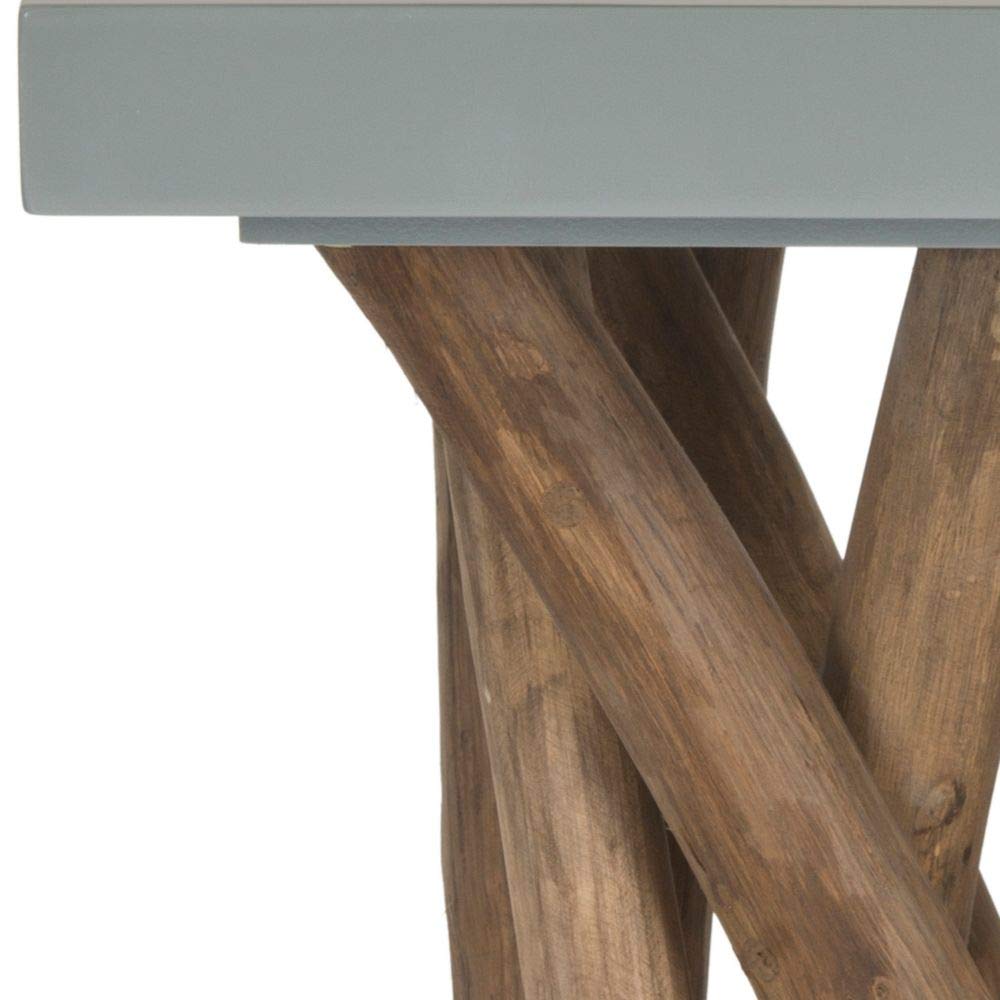 Safavieh Home Collection Grey Dining Table - Modern Kitchen & Dining Room Furniture for Small Spaces & Apartments
