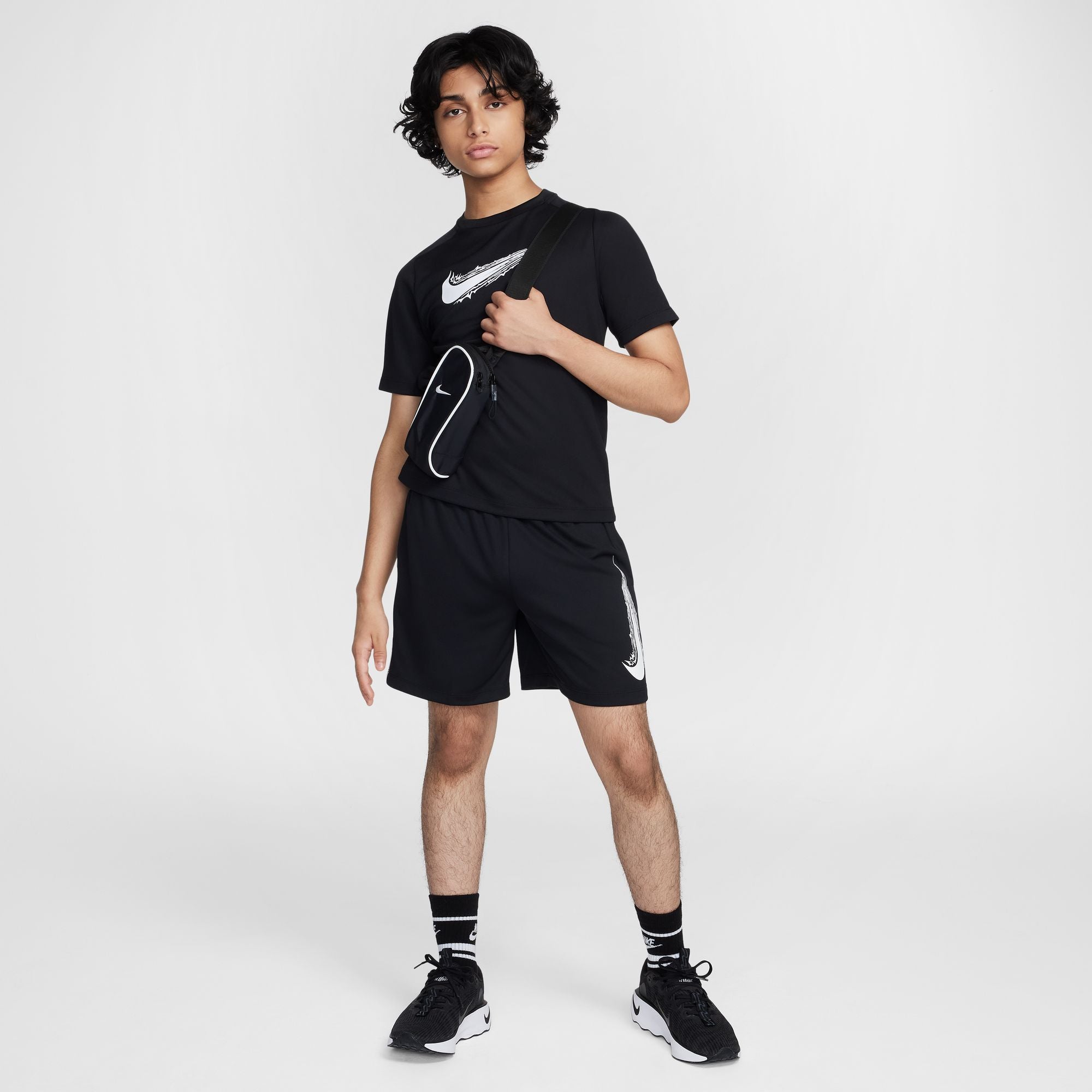 Nike Youth Dri-FIT Multi Boys' Athletic Shorts - Breathable Quick-Dry Running & Basketball Shorts for Active Kids - Perfect for Sports, Gym & Everyday Wear