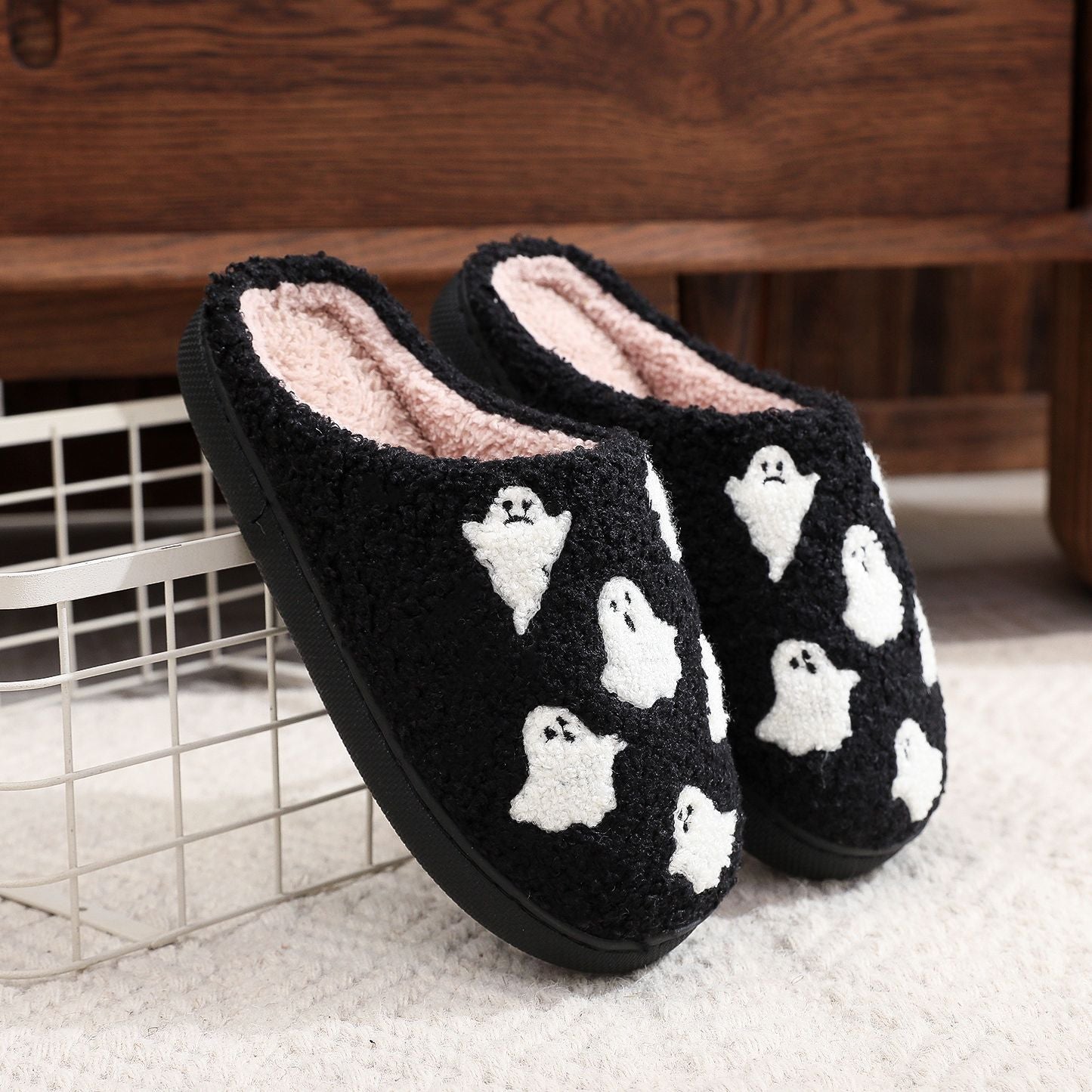 Halloween Slippers for Women & Men - Cozy Plush House Shoes with 7 Cute Designs - Perfect for Trick or Treating, Home Wear & Holiday Gifts