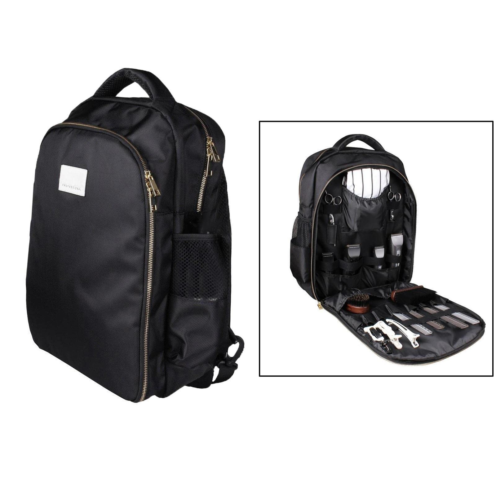 Professional Hairdresser Backpack - Portable Makeup Tool Bag for Stylists | Waterproof & Durable Cosmetology Organizer | Perfect for Salon, Travel & On-the-Go Hairstyling