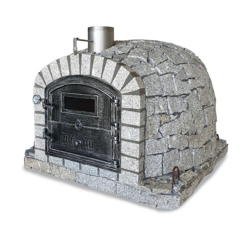 Hybrid Ready Traditional Authentic Brick Pizza Oven - Outdoor Wood & Gas Pizza Maker for Backyard, Patio, Restaurant Use