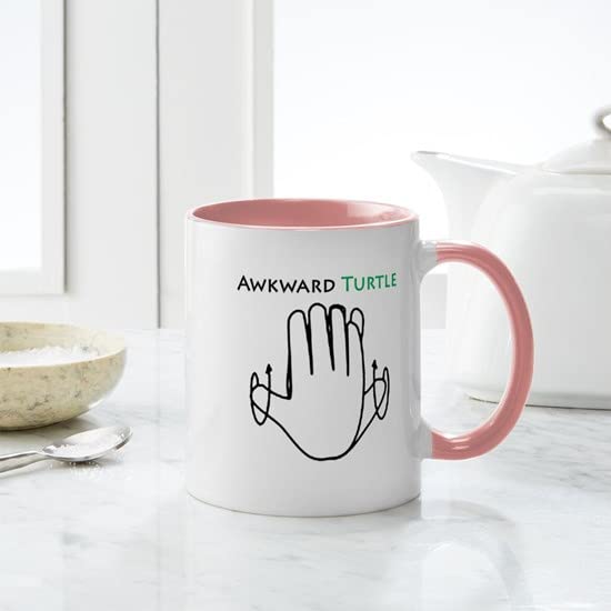 Awkward Turtle Ceramic Coffee Mug 11oz (325ml) - Funny Novelty Gift for Office, Home & College Use - Perfect for Tea, Hot Chocolate & Coffee Lovers