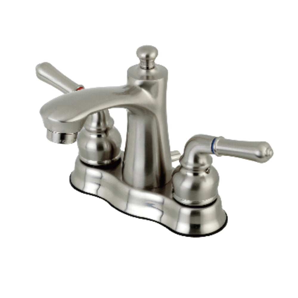 Kingston Brass FB7618NML 4-Inch Centerset Bathroom Faucet - Chrome Finish, Single Handle, Water-Saving Design for Sink or Vanity - Perfect for Modern Homes & Bathroom Renovations