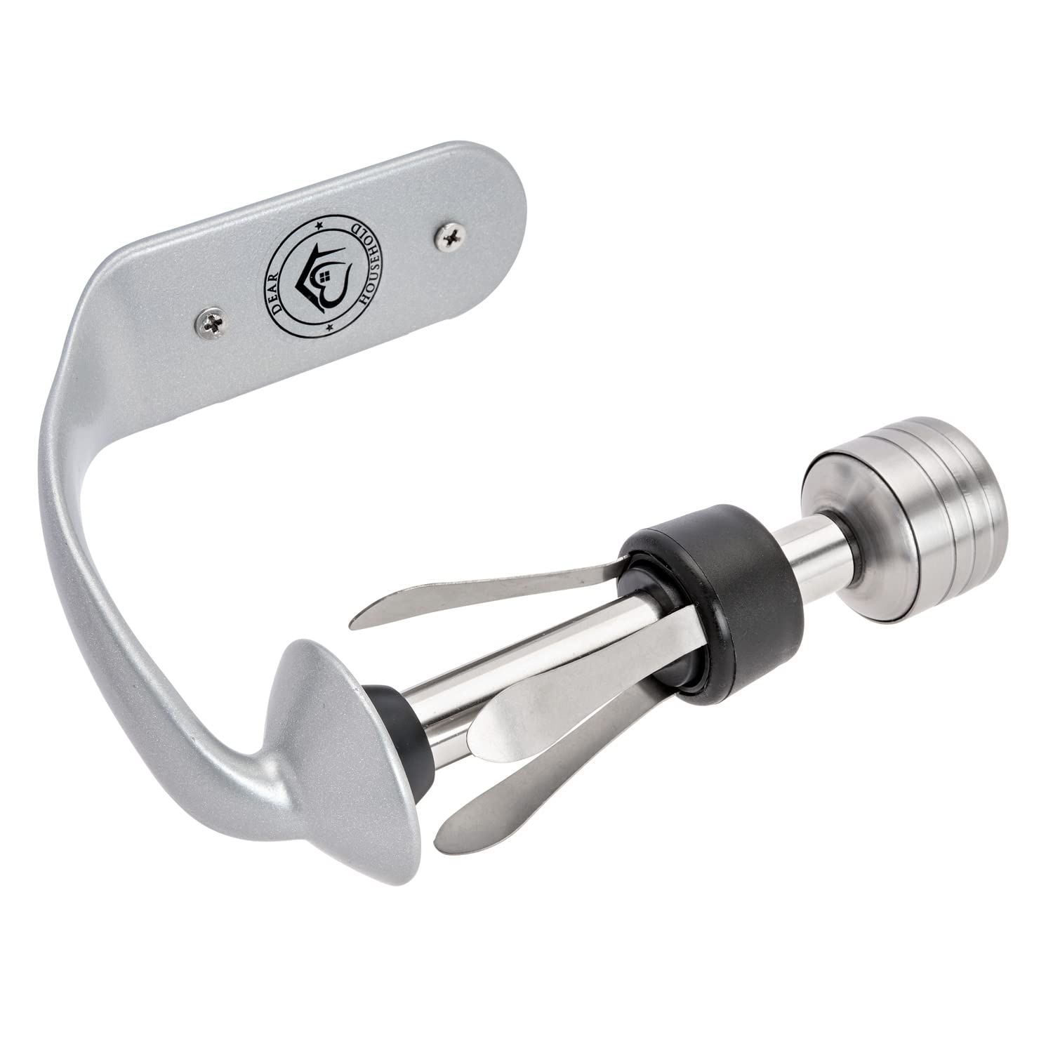 Stainless Steel Wall Mount Toilet Paper Holder - One Handed Operation, Easy Horizontal or Vertical Installation with Hardware Included (5 Inches) - Perfect for Bathrooms, Restrooms, and Powder Rooms