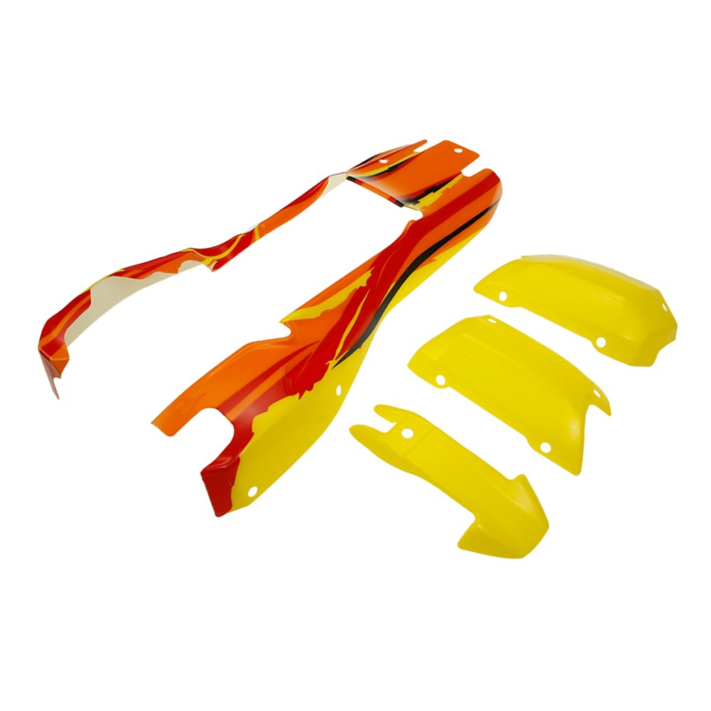 1/5 Scale RC Car Body Shell Cover for HPI Rofun BAJA Kingmotor Rovan 5B Truck - Durable Replacement Part (Yellow) - Perfect for Off-Road Racing & RC Car Upgrades
