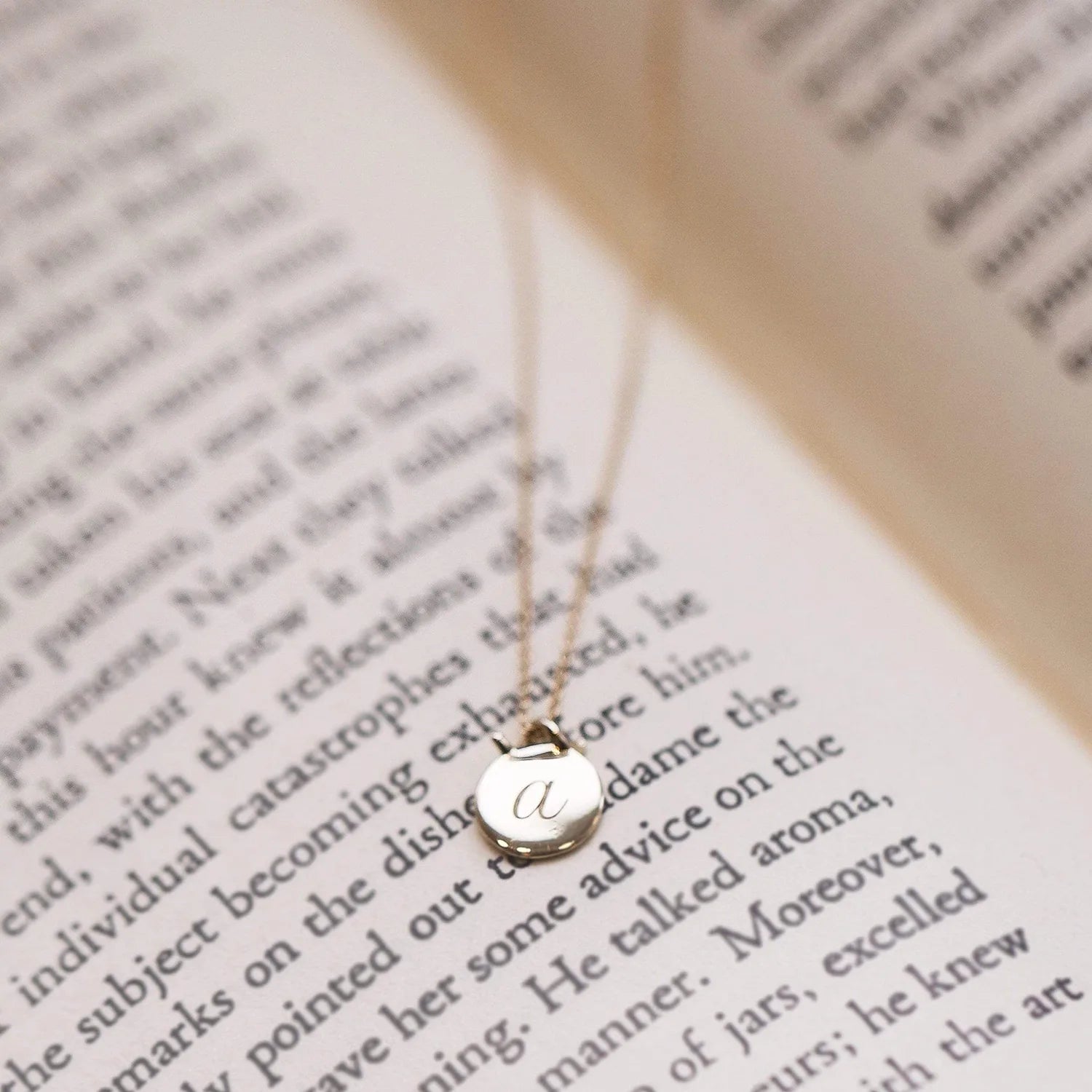 14K Yellow Gold Engravable Forest Necklace - Personalized Jewelry for Women, Nature-Inspired Gift for Her - Perfect for Anniversaries, Birthdays & Special Occasions