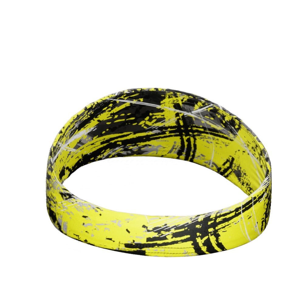 Wicked Yellow Headband for Women & Men - Fashionable Sports & Workout Headband - Sweat-Wicking & Comfortable for Running, Yoga, Gym & Outdoor Activities