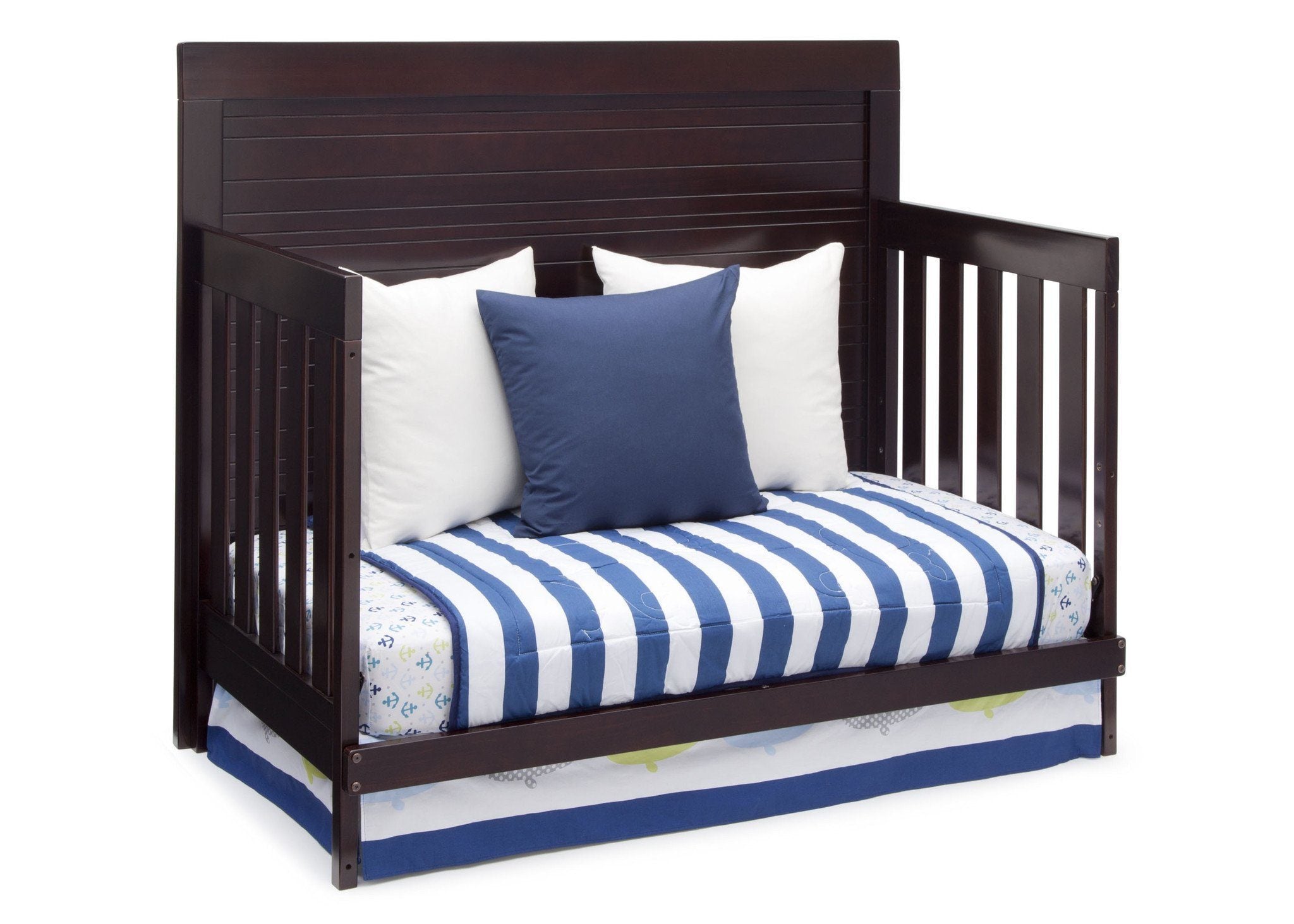 Rowen 4-in-1 Convertible Baby Crib - Toddler Bed, Daybed & Full-Size Bed - Safe Nursery Furniture for Newborns to Teens - Perfect for Bedrooms, Daycare & Guest Rooms