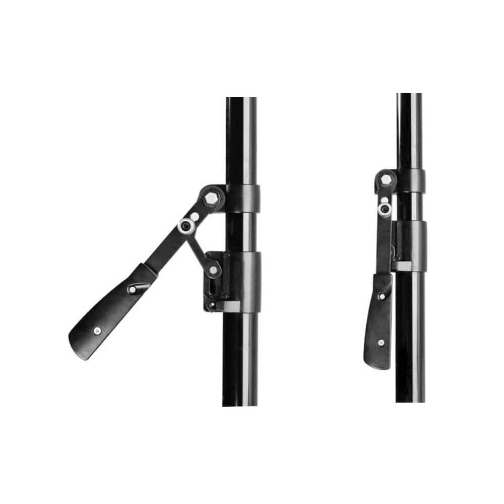 Professional Metal Extendable Autopoles Set (7.7-13.1ft) - Heavy Duty Photography Support System for Studio Backdrops, Lighting Equipment & Video Production